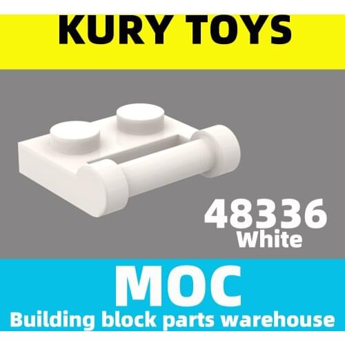 Kury Toys DIY MOC For 48336 Building block parts For Plate, Modified 1 x 2 with Handle on Side - Closed Ends For Modified Plate