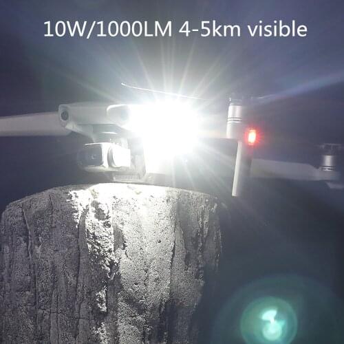Flash Strobe Lamp Night 10W Super Bright 1000lm Flight Light for DJI Mavic Air 2S /Phantom /mavic Mini Drone Accessories