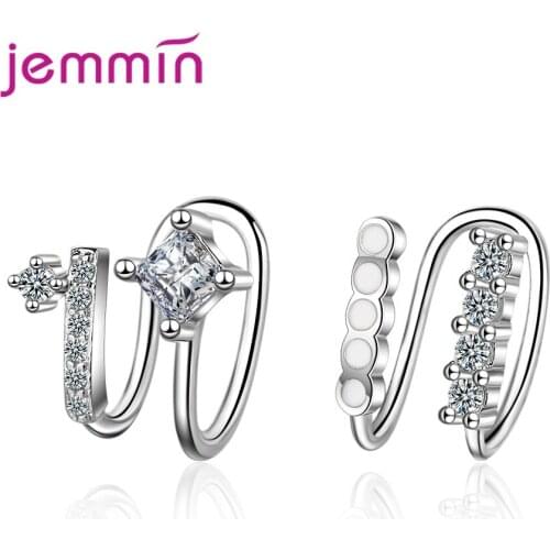 Hot Sale 925 Sterling Silver Stud Earrings Trendy U Shape Degisn Good Quality Women Girls Party Appointment Jewelry