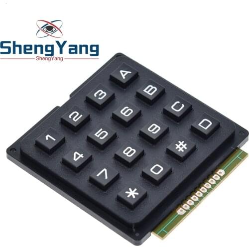 ShengYang 4x4 Matrix Array 16 Keys 4*4 Switch Keypad Keyboard Module for Arduino