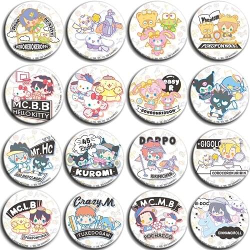 58mm Badge Division Rap Battle Hypnosis Microphone Metal Cute Brooch