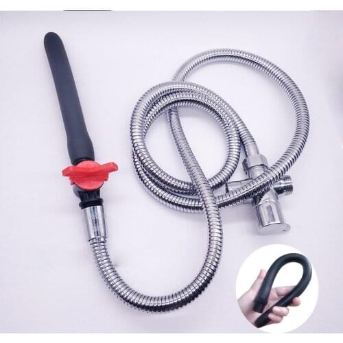 Wetips Soft Silicone Bidet Enema Shower Pulverizador Agua Wash Enema Shower Anus Cleaning Tunnel Anal Cleaner Toilet Bidet Ducha