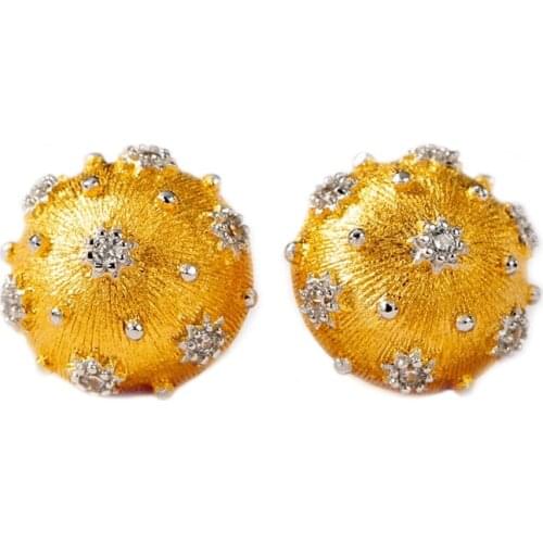 Top Quality S925Sterling SilverLuxury Gorgeous Pendant Stud Earrings Full Mini CZ Bride Wedding Actor Dancer Party Show Earring