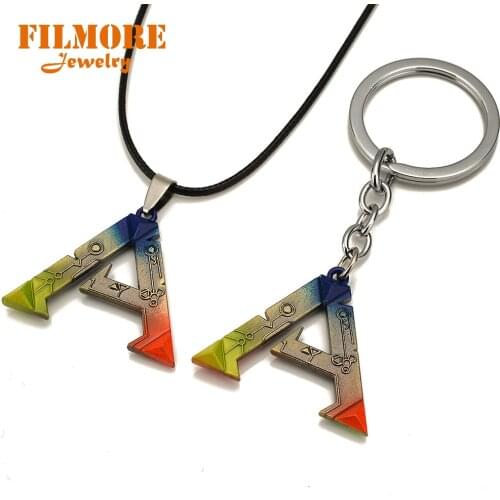 ARPG Game ARK Survival Evolved Logo Choker Necklace & Pendant For Men Fashion Jewelry Unreal Engine 4 Online Game Fans Gifts