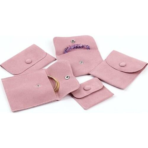 Earrings Ring Necklace Jewelry Gift Box Velvet Bag Velvet Bag Drawstrings Pouches Small size Jewelry Gift Display Packing Bags