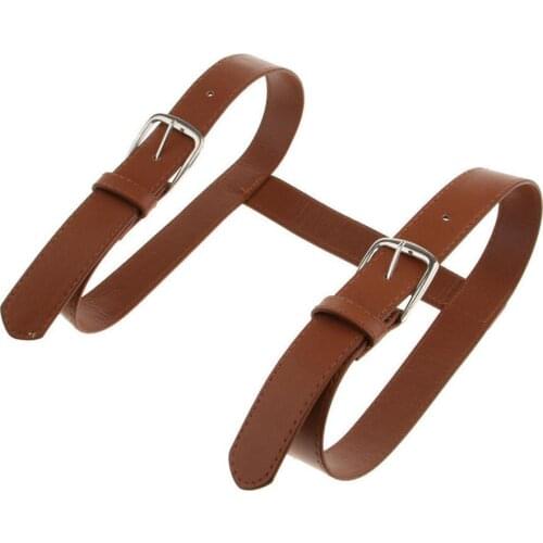 Durable Adjustable PU Leather Handle Portable Camping Picnic Blanket Rug Travel Carry Strap Bel With Handle