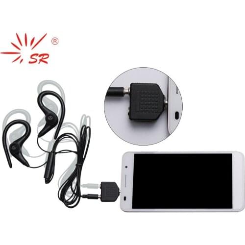 SR 3.5MM Audio Headset Tieline Adapter Conventonr Couples Line Earphone Headphones 1 Split in 2 Switch Accessories