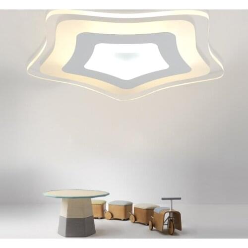 Ultra thin five angle star led children ceiling lamp modern simple living room lighting bedroom bedroom study individual lamps