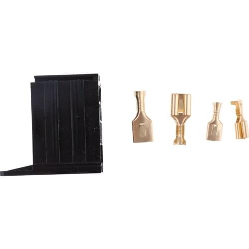 Universal 12V 4Pin 30 Amp Automotive Relay Socket Holder Mount Base and Terminals Kits Easy USe