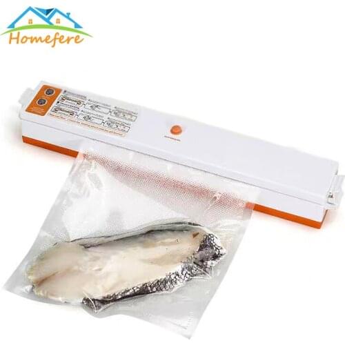 Hot Sell Vacuum Food Sealer Machine Vacuum Sealing Machine 220V/110V Film Sealer Vacuum Packer Kitchen Appliances With 10 Bags