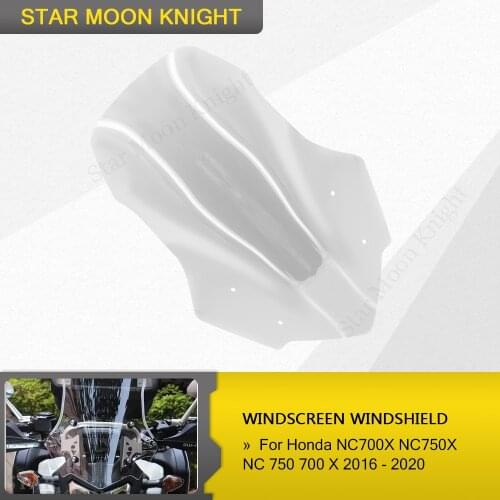 NC700X NC750X Windscreen Windshield For Honda NC700X NC750X NC 750 700 X 2016 - 2020 2019 Wind Shield Screen Protector Parts