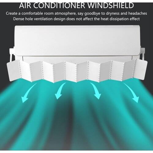 Fordable Air Conditioning Windshield Anti-direct Blowing Air Deflector Household Conditioning Baffle Conditioning Accessories