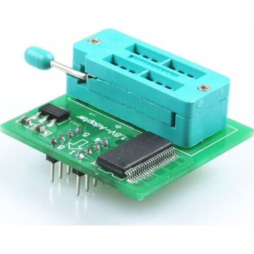 1.8V adapter for Iphone or motherboard 1.8V SPI Flash SOP8 DIP8 W25 MX25 use on programmers TL866CS TL866A EZP2010 CH341 A04