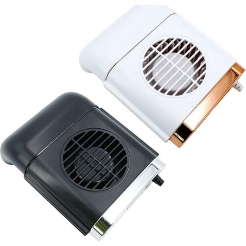 Car Back Seat Mini USB Fan Foldable Silent Fan Three Grade Wind Speed Adjustable Car Cooler Air Cooling Fan G99F