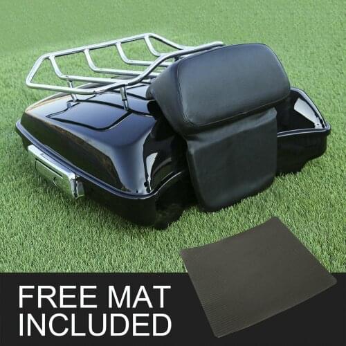 Motorcycle 5.5" Luggage Backrest For Harley Touring Tour Pack Road King Street Glide Special Road Glide 2014-2020 2018 2019