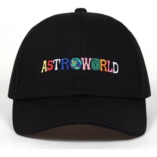 100% Cotton ASTROWORLD Baseball Caps Travis Scott Unisex Astroworld Dad Hat Cap High Quality Embroidery Man Women Summer Hat