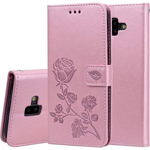 For Samsung Galaxy J6 Plus Case Flip Leather Wallet Cover For Samsung J6 Plus 2018 J610FN SM-J610FN J610 J 6 Phone Accessories