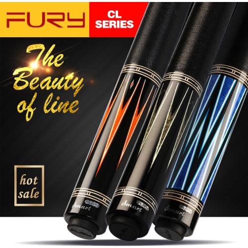 Fury Billiard Pool Cue CL4-6 13mm Tiger Tip North American Maple shaft HTE High Tecnologia Shaft Professional Billard FLASH SALE