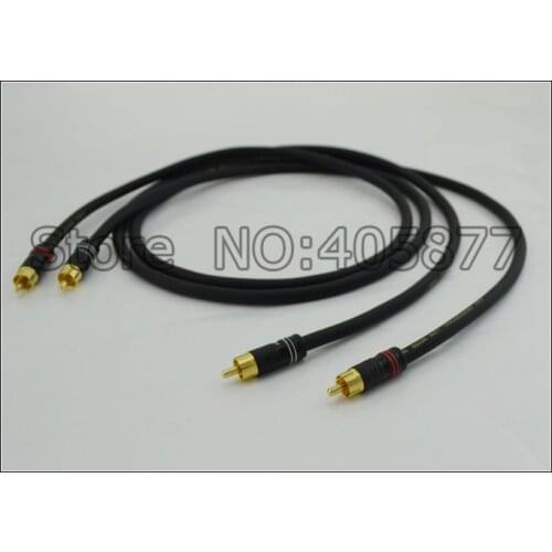Hi-End OFC copper RCA audio cable 1m audio video rca cable