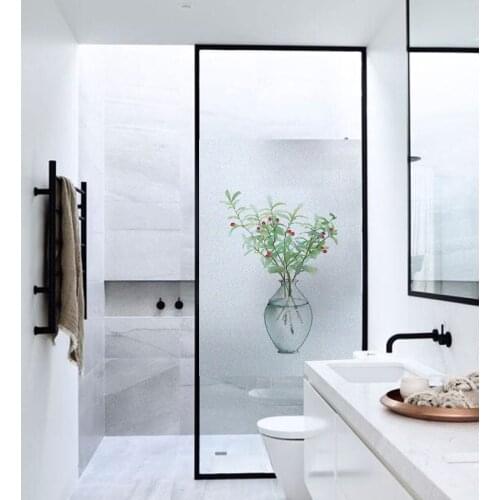 Custom Size Electrostatic Window Foil Cute Pot Culture Private Decor Glass Film For Bathroom Kitchen Living Room Bedroom Balcony