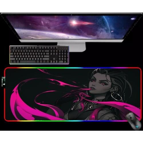 Anime Valorant Mouse Pad Gamer Desk Mat Pc Gaming Mouse Mats Xxl Rgb Mousepad Xl Mause Pad Diy Mice Keyboards Computer Office