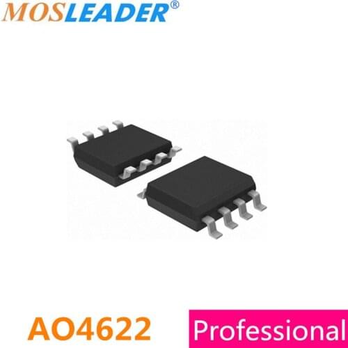 Mosleader AO4622 SOP8 100PCS 20V Dual P + N-Channel 5A 7.3A 4622 Mosfet High quality