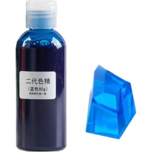 Large Bottle 80g Resin Pigment Kit Transparent Epoxy Resin Coloring Dye Pigment Colorant Dye Fading Resistance Pigment
