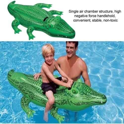 Alligator Swimming Ring Inflatable Pool Float Toy Beach Party Adult Kid Swimming Inflatable Mattress Water Toys Pool Toys