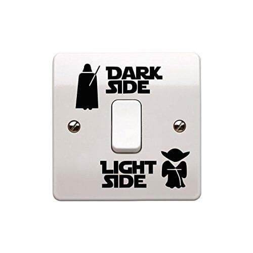 Star Wars wall switch adhesive vinyl