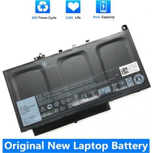 CANHY NEW 11.1V 37Wh New Original Laptop Battery PDNM2 for Dell PDNM2 579TY 0F1KTM Latitude E7470 E7270