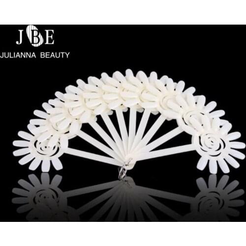 120 Tips/Bag Nail Polish Stand Gel Practice Sticks Fan False Nail Art Tip Display DIY Salon Trainning Practice Palette Tool