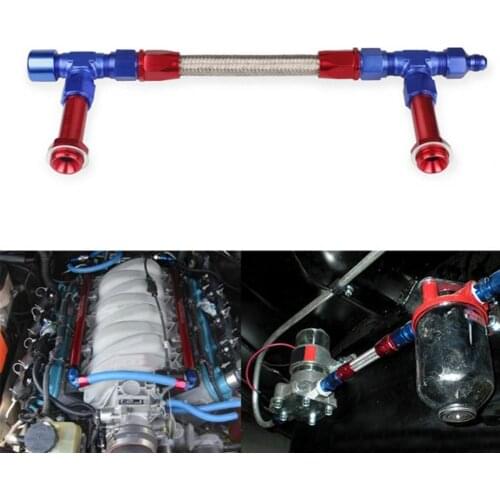 Durable Sturdy Anti-corrosive Fuel Line Adapter Compact Dual Feed Line Replacement Auto Parts