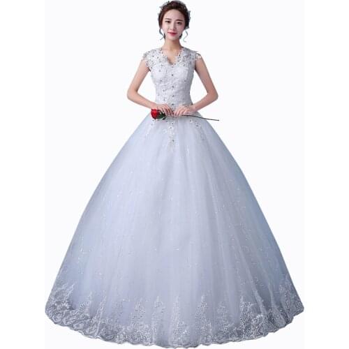 Wedding Dress Brides Lace Up Ball Gowns Wedding Dresses Women Princess Luxury dress Plus Size