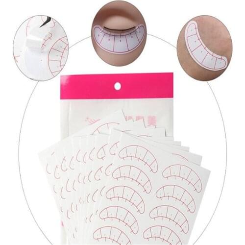 Practice Under Eye Eyelash Extension Sticker Positioning Patch Five Point Isolate Makeup Tips Beginner Grafting Pads