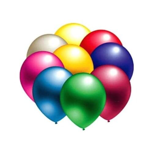 Metallic Color Balloons-100 Pcs