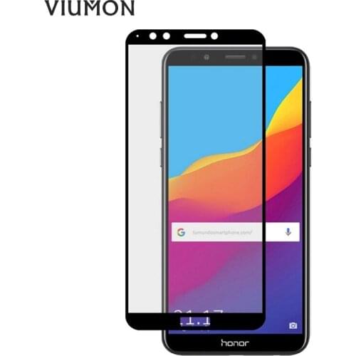 Full Cover Tempered Glass for Huawei Honor 7C AUM-L41 5.7'' inch RU Version Screen Protector Honor 7C Pro 5.99'' Glass Film