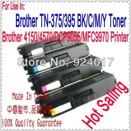 Refill Toner For Brother HL-4570 CDW/4750/MP-9465/DCP-9055 Printer,TN375 TN395 TN-375BK TN395BK C/M/Y Toner For Brother Printer