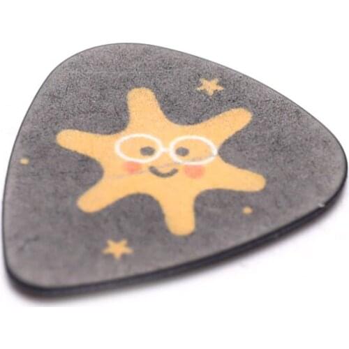 10pcs 0.71mm Cartoon Vastness of the Universe Star Guitar Picks Guitar Pattern