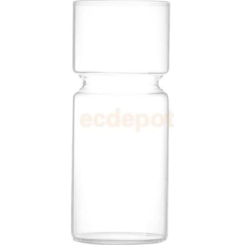 4 pieces Clear Glass Hydroponic Vase Flower Plant Pot Terrarium Container