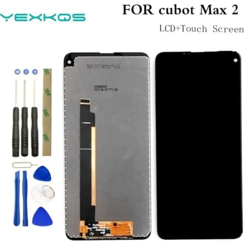 6.8" New Original cubot max 2 LCD Display+Touch Screen 100% New Screen Digitizer Assembly For max2 Mobile Phone + Tools