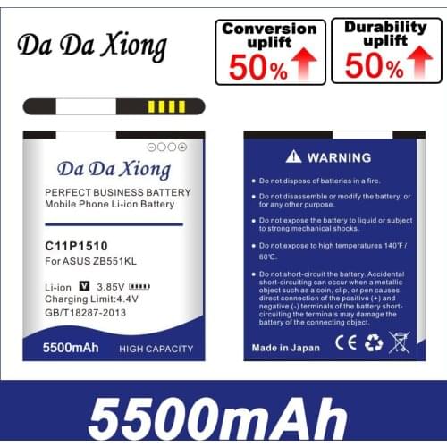 Da Da Xiong 5100mAh B11P1510 C11P1510 Battery for ASUS ZenFone Go TV ZB551KL X013DB