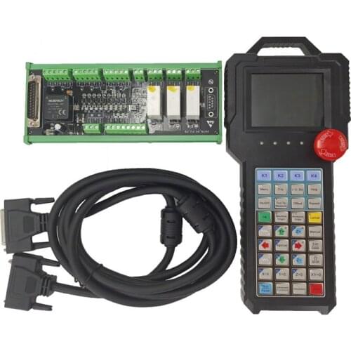 British 3-axis handheld cnc motion control system, engraving machine controller with emergency stop button, used for engraving