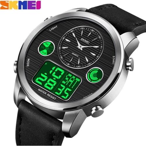 Men Watch Top Luxury Brand Big Dial Sport Watches Mens Chronograph Quartz Wristwatch Date Male Clock Relogio Masculino SKMEI