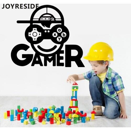 Game Gamer Wall Decals Kids Children Playroom Art Design Funnt Decor Vinyl Wall Stickers Home Rooms Decor Wall Stickers M295
