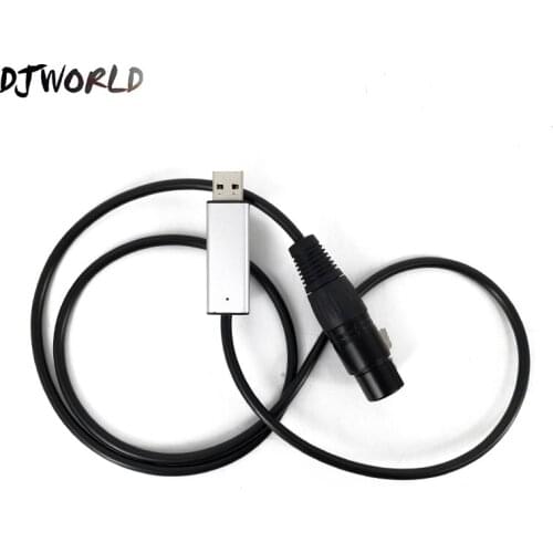 USB to DMX Interface Adapter Cable 128CM Stage Light PC DMX512 Controller Dimmer DMX USB Signal Conversion