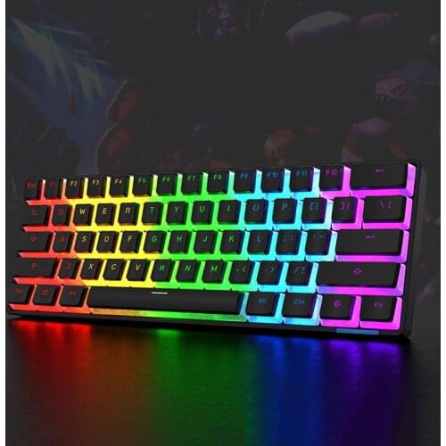 Keycaps Double Shot Backlit PBT Pudding Keycap Set with Puller compatible with Cherry MX Mechanical Keyboard, Black&White&Pink