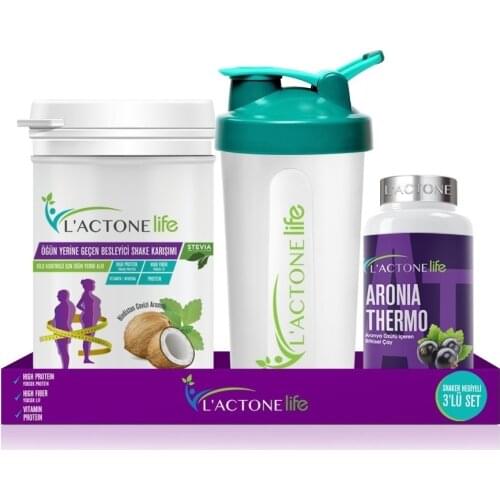 Lactone Life Nutrition Shake Mix Set 3 in 1 Metabolism Fat Burning Herbalife Healthy Lifestyle Free & Fast Delivery From Turkey