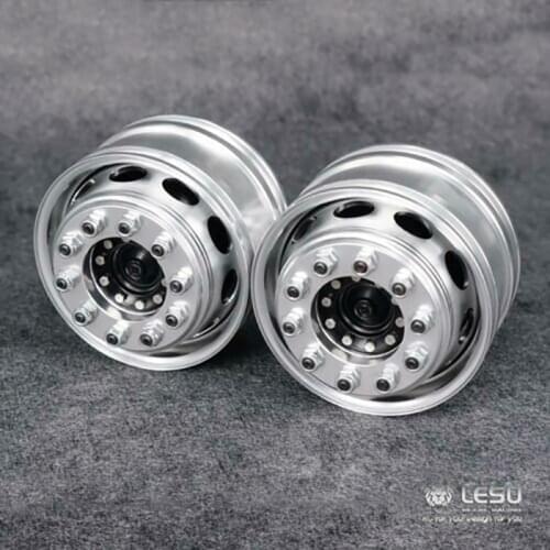 LESU 1/14 RC Front Metal Wheel Hub Bearing Brake TMY Dumper Tractor Truck Car TH16386-SMT3