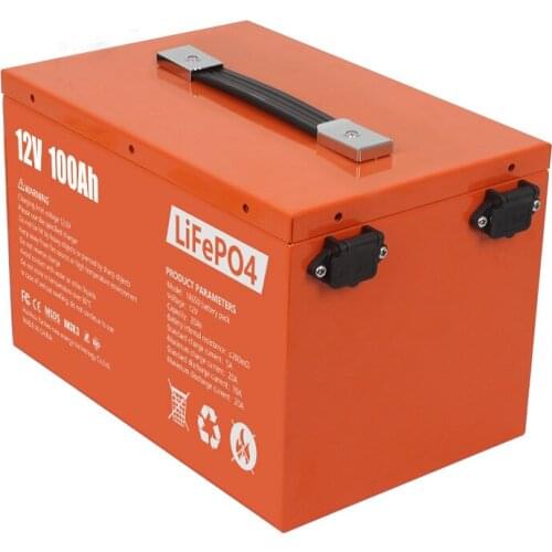 Yacht Solar Lifepo4 12v 100ah Lithium Iron Phosphate Battery Pack