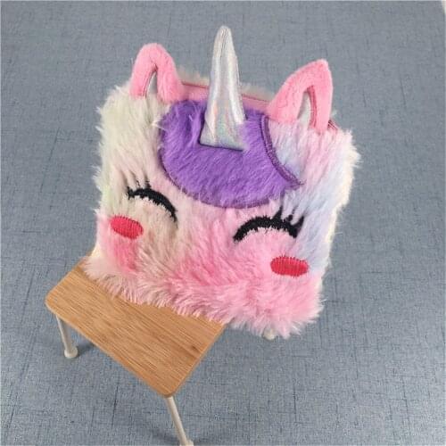 Small Plush Unicorn Cotton 10CM Coin Purse , Kids Pocket Coin Pouch BAG
